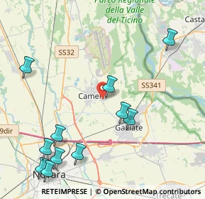 Mappa Strada Privata Sesia, 28062 Cameri NO, Italia (5.15636)