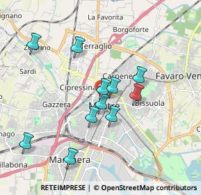 Mappa Via Giuliani Padre Reginaldo, 30174 Venezia VE, Italia (1.64455)