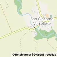 Kaart San Giacomo Vercellese