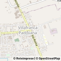 Map Villafranca Padovana