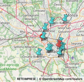 Mappa Via Lucilio Gaio, 20151 Milano MI, Italia (6.14083)