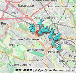 Mappa Via Lucilio Gaio, 20151 Milano MI, Italia (1.22923)