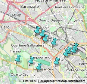 Mappa Via Lucilio Gaio, 20151 Milano MI, Italia (1.96214)