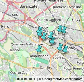 Mappa Via Lucilio Gaio, 20151 Milano MI, Italia (1.15909)