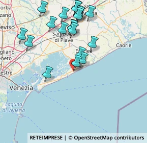 Mappa Piazza Internazionale, 30016 Jesolo VE, Italia (16.6505)