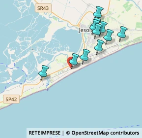 Mappa Piazza Internazionale, 30016 Jesolo VE, Italia (3.83182)
