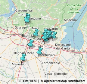 Mappa VIa Feniletti, 25080 Mazzano BS, Italia (8.28923)