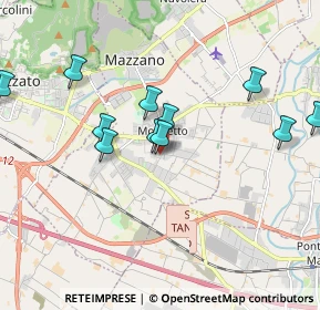 Mappa VIa Feniletti, 25080 Mazzano BS, Italia (1.85455)