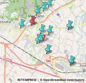 Mappa VIa Feniletti, 25080 Mazzano BS, Italia (1.90188)