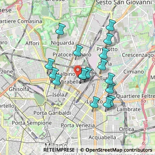 Mappa Via Angelo Fava, 20125 Milano MI, Italia (1.64)