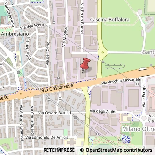 Mappa Via Cassanese, 203, 20090 Segrate, Milano (Lombardia)