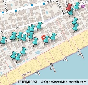 Mappa Via Andrea Bafile 17° Accesso al Mare, 30016 Lido di Jesolo VE, Italia (0.1425)