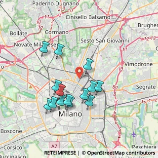 Mappa Via Pietro da Bescapè, 20125 Milano MI, Italia (3.40929)