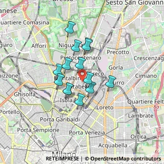Mappa Via Pietro da Bescapè, 20125 Milano MI, Italia (1.265)