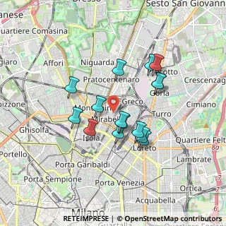 Mappa Via Pietro da Bescapè, 20125 Milano MI, Italia (1.46933)