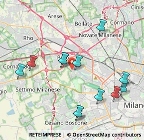 Mappa Via Falck Enrico, 20151 Milano MI, Italia (4.2275)