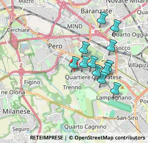 Mappa Via Falck Enrico, 20151 Milano MI, Italia (1.50917)