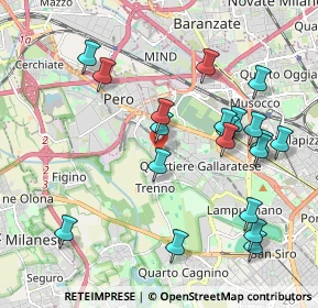 Mappa Via Falck Enrico, 20151 Milano MI, Italia (2.126)