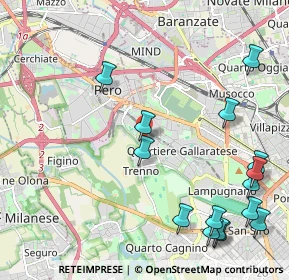 Mappa Via Falck Enrico, 20151 Milano MI, Italia (2.738)