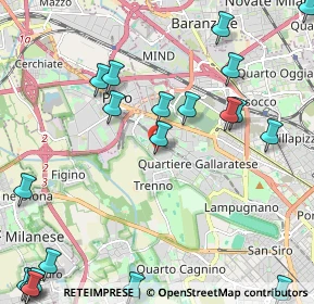 Mappa Via Falck Enrico, 20151 Milano MI, Italia (2.984)