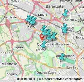 Mappa Via Falck Enrico, 20151 Milano MI, Italia (1.42267)