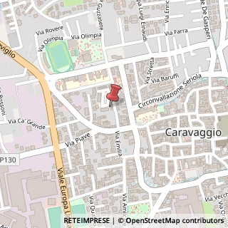 Mappa via Prata, 17, 24043 Caravaggio, Bergamo (Lombardia)