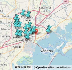 Mappa 30173 Venezia VE, Italia (6.491)