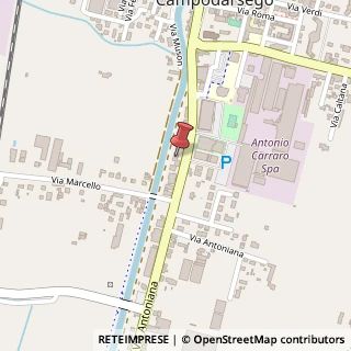 Mappa Via Antoniana, 123, 35011 Campodarsego, Padova (Veneto)
