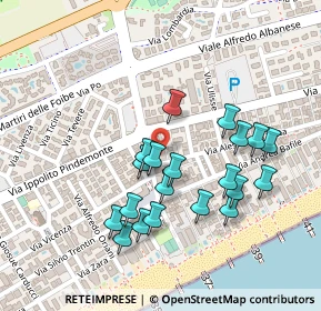 Mappa Via Aleardo Aleardi, 30016 Lido di Jesolo VE, Italia (0.218)