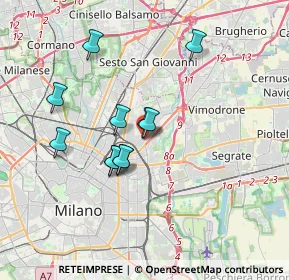 Mappa Via Bruno Cesana, 20132 Milano MI, Italia (2.93727)