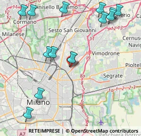 Mappa Via Bruno Cesana, 20132 Milano MI, Italia (5.05929)
