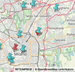 Mappa Via Bruno Cesana, 20132 Milano MI, Italia (5.88667)