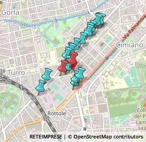 Mappa Via Bruno Cesana, 20132 Milano MI, Italia (0.3215)