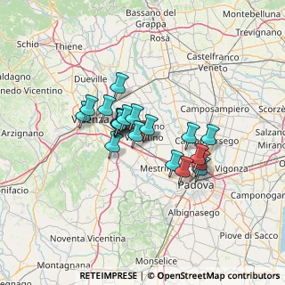 Mappa Via Mancamento, 36043 Camisano Vicentino VI, Italia (9.929)