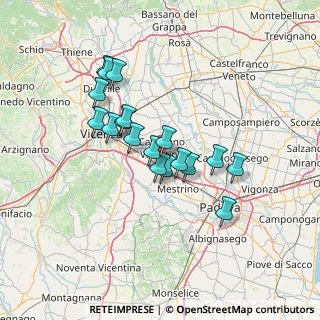 Mappa Via Mancamento, 36043 Camisano Vicentino VI, Italia (11.29778)
