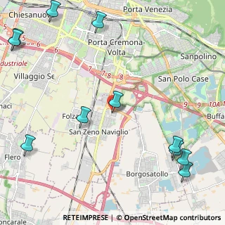 Mappa Via Michelangelo Buonarroti, 25010 San Zeno Naviglio BS, Italia (3.12545)