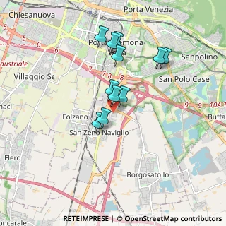 Mappa Via Michelangelo Buonarroti, 25010 San Zeno Naviglio BS, Italia (1.47727)