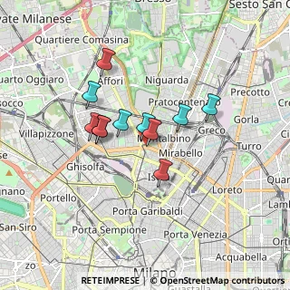 Mappa Piazzale Carlo Maciachini, 20159 Milano MI, Italia (1.29273)