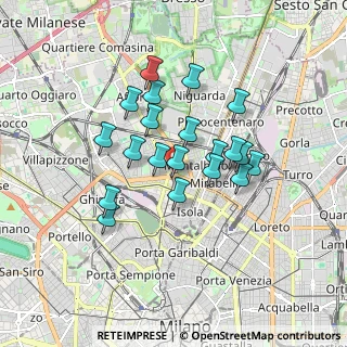 Mappa Piazzale Carlo Maciachini, 20159 Milano MI, Italia (1.415)