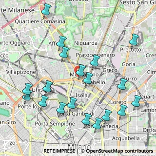 Mappa Via Dino Villani, 20159 Milano MI, Italia (2.383)