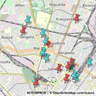 Mappa Via Dino Villani, 20159 Milano MI, Italia (1.301)