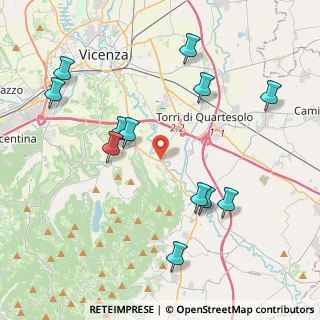 Mappa Strada P.ti di, 36100 Vicenza VI, Italia (4.45)
