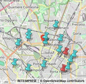 Mappa Maciachini, 20159 Milano MI, Italia (2.18938)