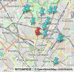 Mappa Maciachini, 20159 Milano MI, Italia (1.97385)