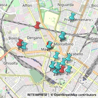 Mappa Maciachini M3, 20159 Milano MI, Italia (0.9465)