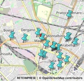 Mappa Maciachini, 20159 Milano MI, Italia (0.9785)