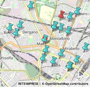 Mappa Maciachini, 20159 Milano MI, Italia (1.148)