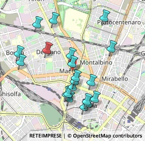 Mappa Maciachini, 20159 Milano MI, Italia (0.9345)