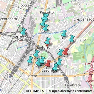 Mappa Via Vincenzo Russo, 20127 Milano MI, Italia (0.949)