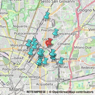 Mappa Via a, 20127 Milano MI, Italia (1.47688)